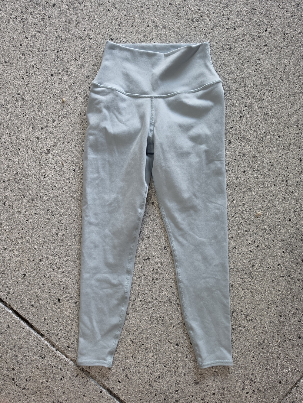 Alo Yoga High Waist Leggings XS Icy Blue Full Length Activewear